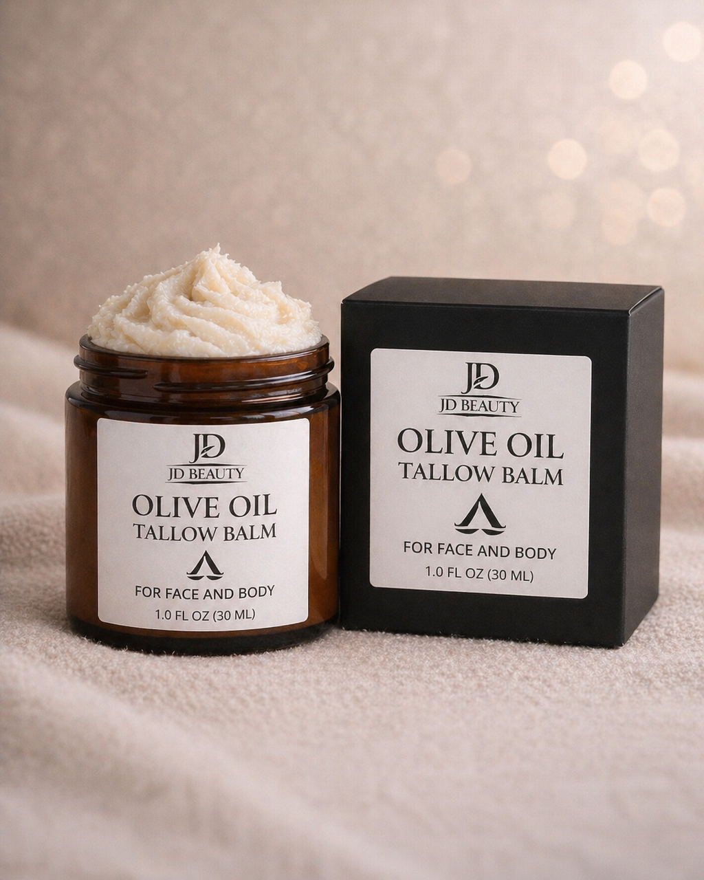 Olive Oil Tallow Balm – Nourishing Face & Body Moisturizer