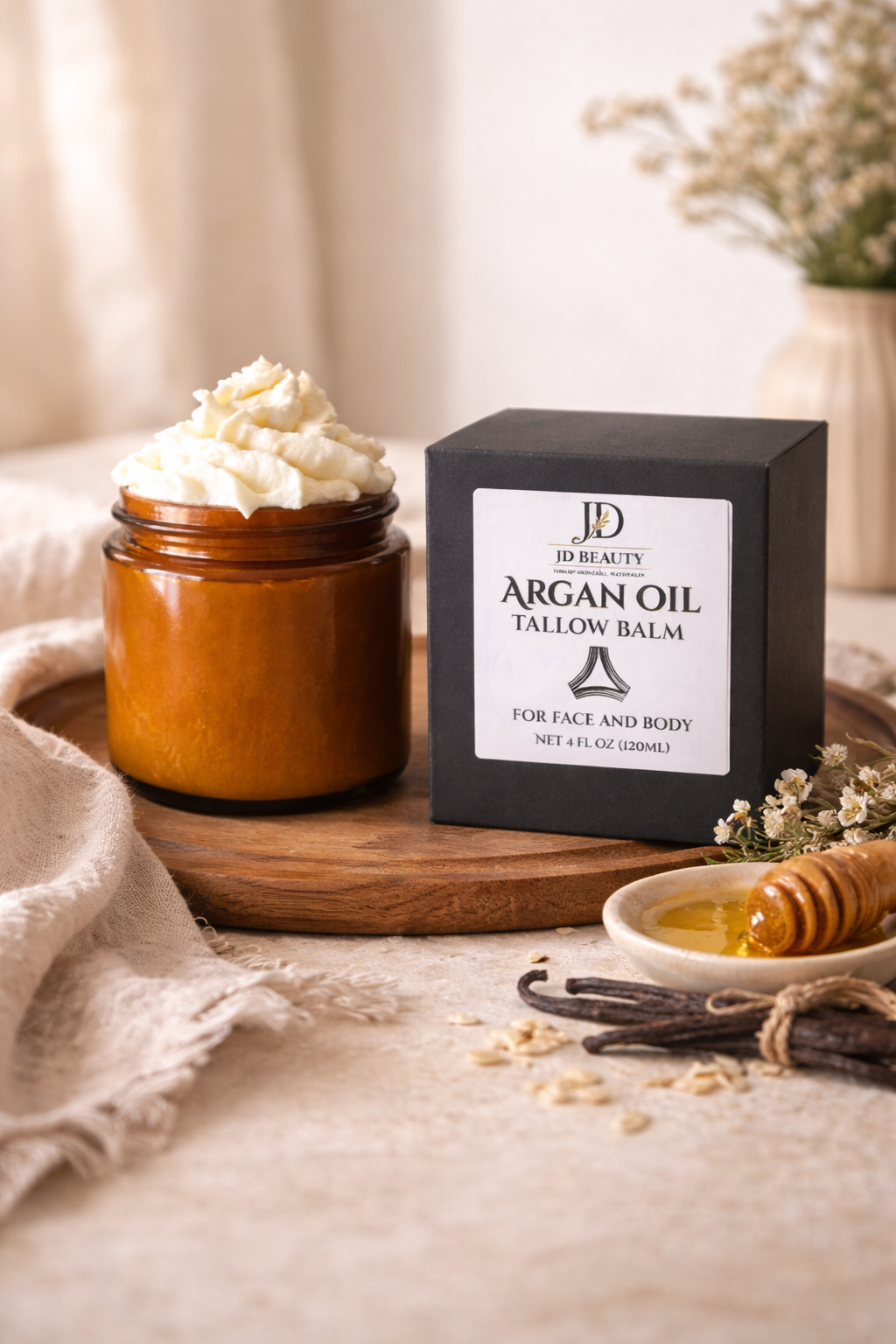 Argan Oil Whipped Tallow Balm-Deep Nourishing Barrier