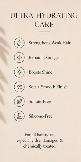 JD Beauty Ultra-Hydrating Shampoo & Repair Conditioner Set | Aloe, Argan, Biotin