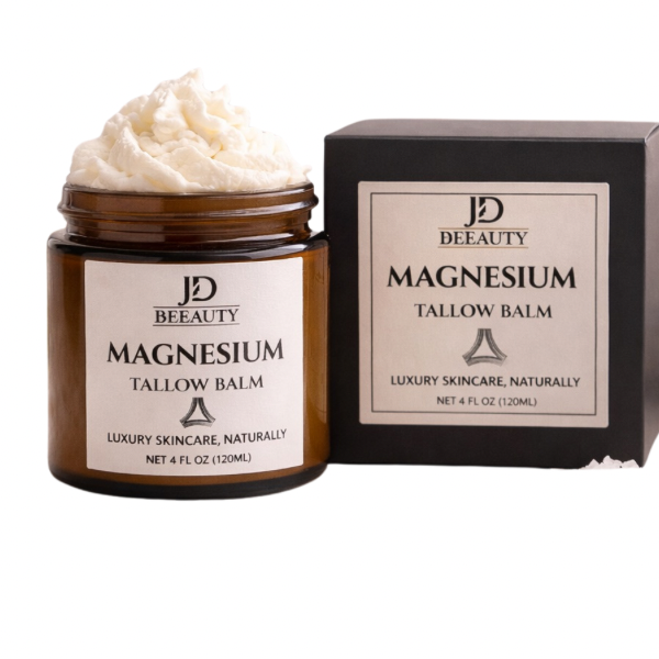 JD Beauty Magnesium Tallow Balm – Relaxing Night Balm for Sleep & Skin Repair |