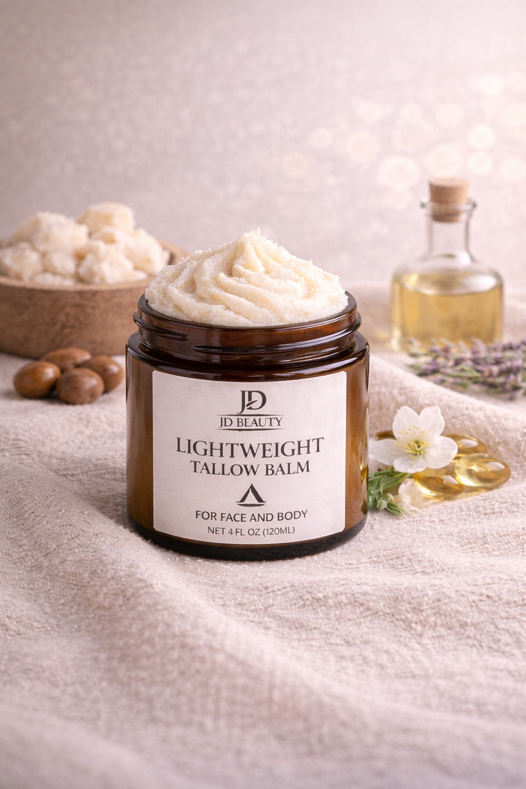 JD Beauty Lightweight Tallow Balm – Ultra-Nourishing